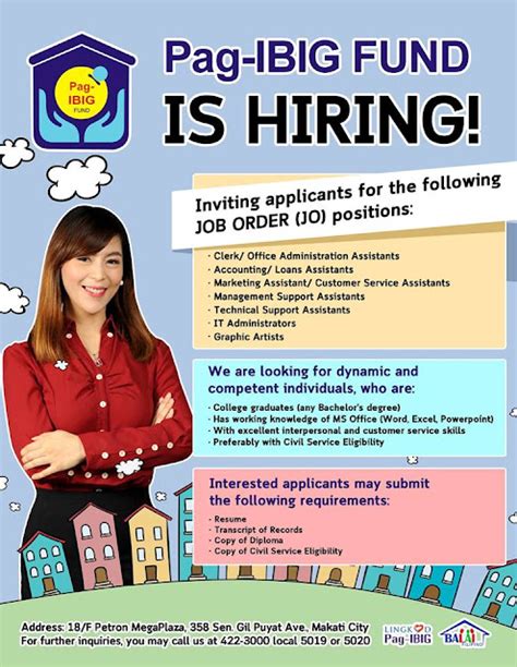 pagibig vacancy|Pagibig Fund Jobs in Philippines .
